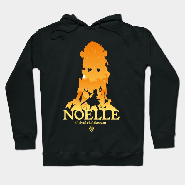 Noelle - Chivalric Blossom Hoodie by MizukamiDesigns